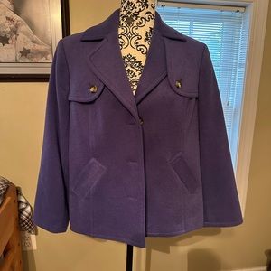 A purple Evan-Picone blazer